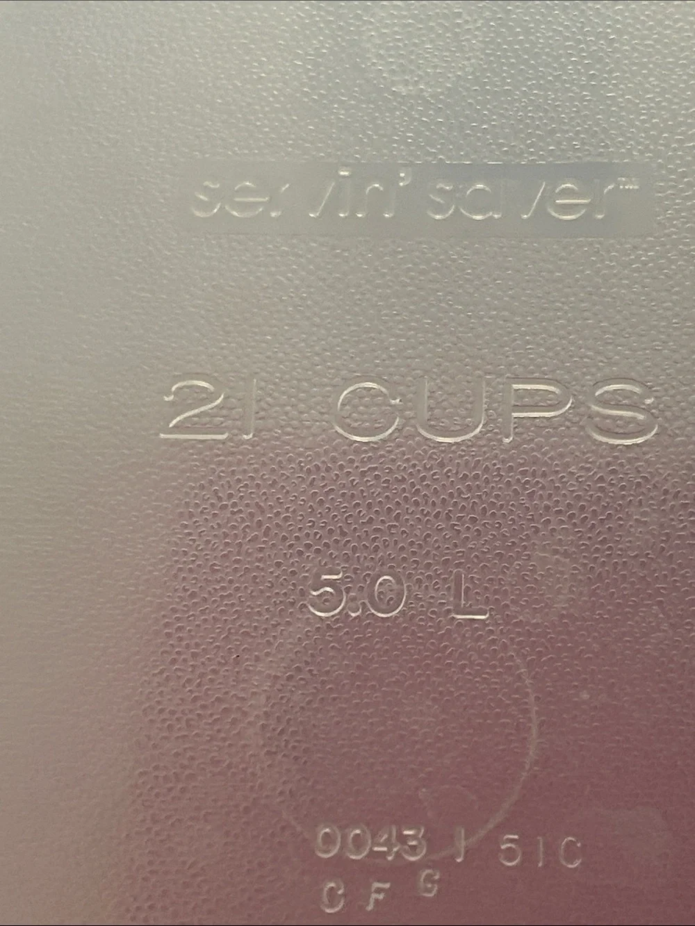 Rubbermaid Clear 21 Cups Storage Container with Pink Flip-Top Lid